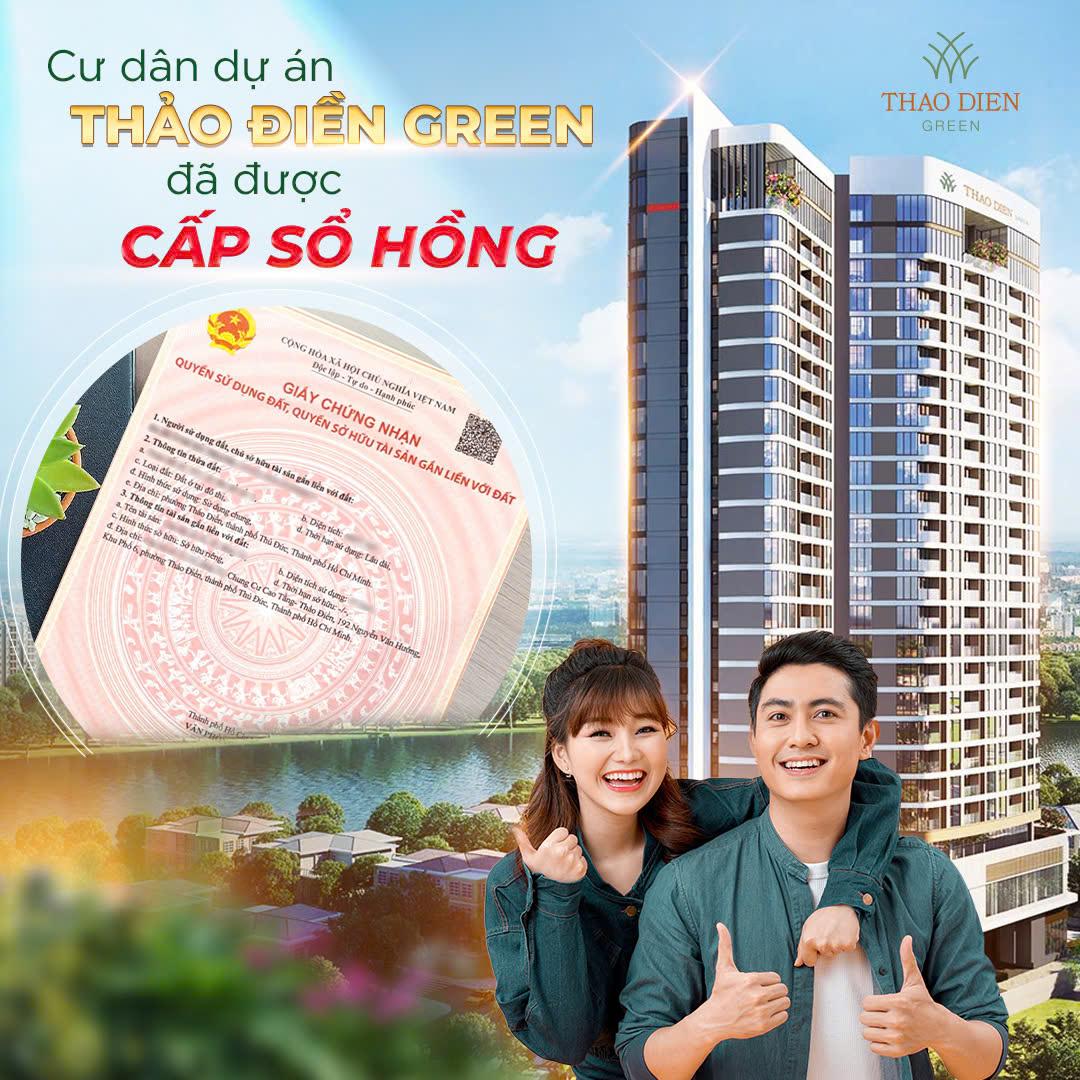 Cư dân thảo đIền green đã được cấp sổ hồng, khẳng định giá trị sở hữu lâu dàI 